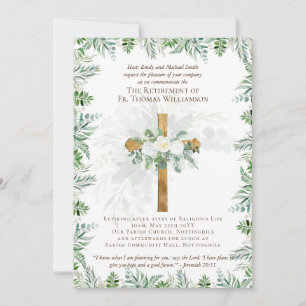 Prêtre Pasteur Diacre Ministre Invitations de retr