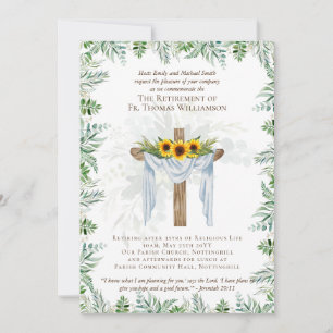 Prêtre Pasteur Diacre Ministre Invitations de retr