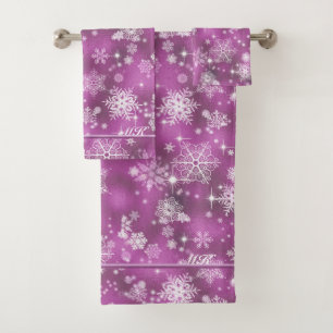 Prettiest Snowflakes Motif Orchid rose ID846