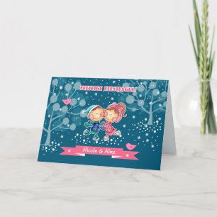 Prettige Kerstdagen. Carte de Noël en néerlandais