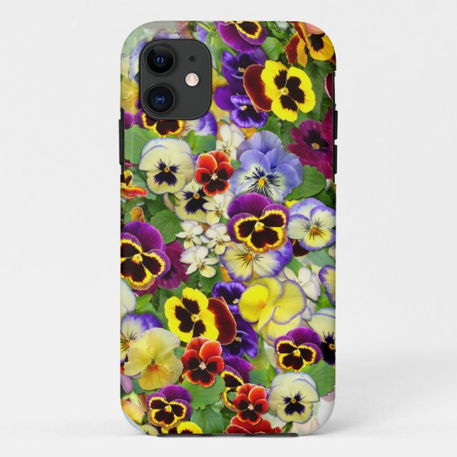 Pretty Pansies ~ Iphone 5 Coque (Dos)