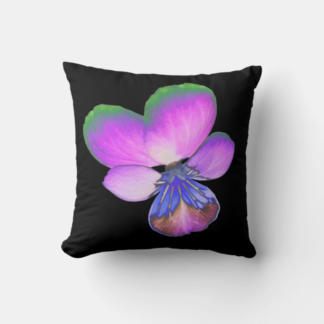 Pretty Pansy Coussin (Recto)