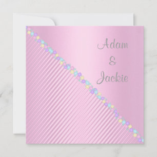 PRETTY PINK TULIP MARIAGE INVITATIONS