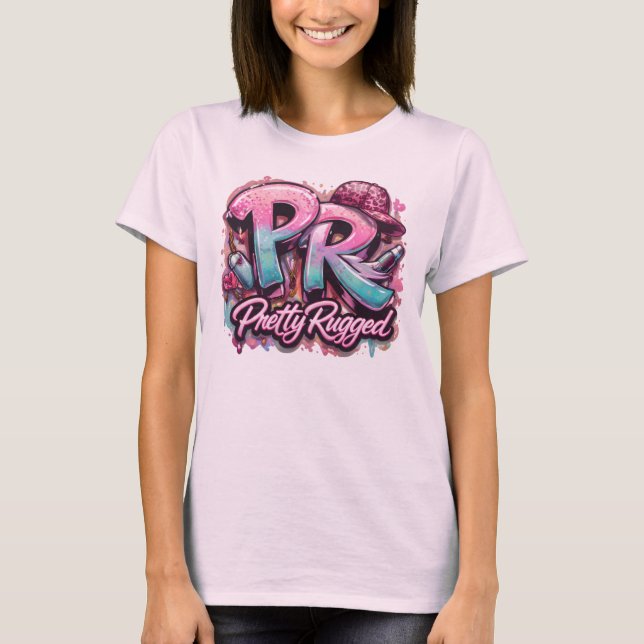 PRETTY RUGGED LOGO T-SHIRT (Devant)