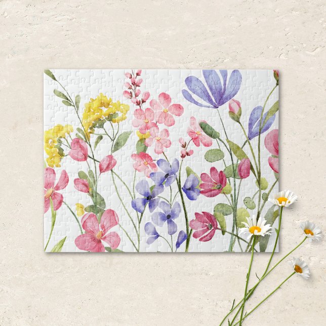Pretty Wildflowers Jigsaw Puzzle (Créateur téléchargé)