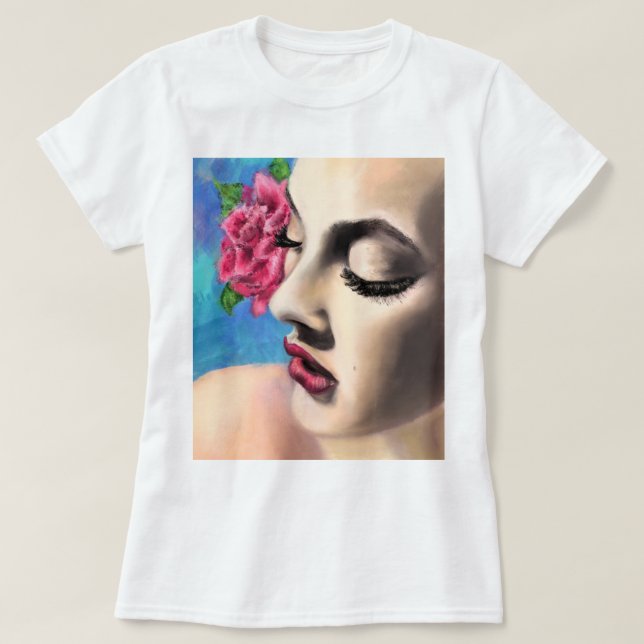 Pretty Woman avec T-Shirt Rose (Design devant)