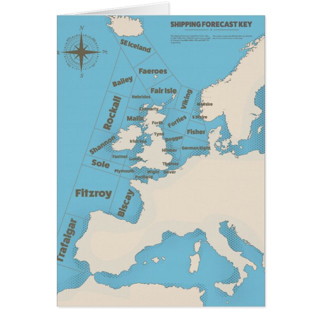Prévisions de navigation des îles Britanniques en  (Devant)