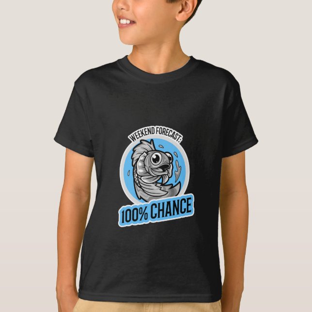 Prévisions de week-end 100% Chance T-Shirt (Devant)
