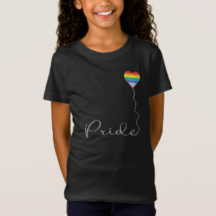 PRIDE Arc-en-ciel LGBTQIA T-shirt Balloon Coeur