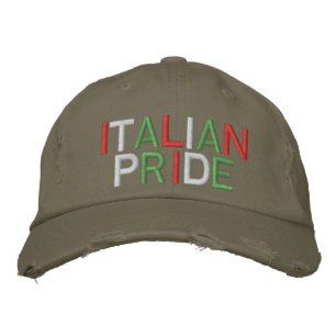 Pride italienne Olive Casquette de baseball en dét