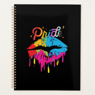 Pride Rainbow Lips LGBTQ Lèvres à goutte