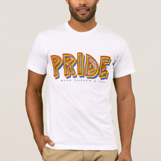 PRIDE va devant un T-shirt automne