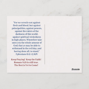 PRIER POUR LA Carte postale AMERICA