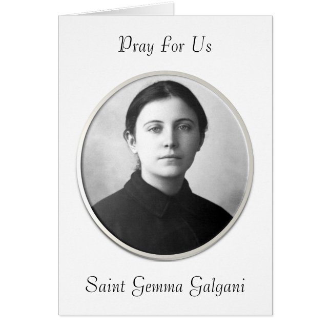 PRIER POUR NOUS SAINT GEMMA GALGANI (Devant)