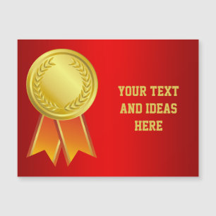 PRIER RIBBON or I + votre backgr. & texte