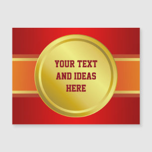 PRIER RIBBON or III + votre backgr. & texte