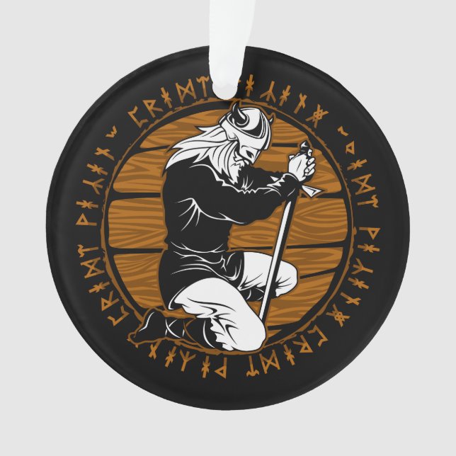 Prier Viking Warrior Runes Noël (devant)