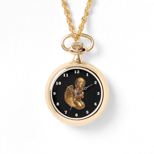 Prière Ange femmes porte une montre (Recto)