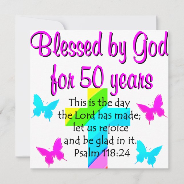 PRIÈRE DE 50 ANS (Devant)