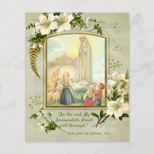 Prière de consécration à la Vierge Marie Fatima