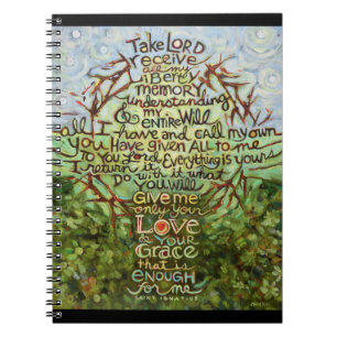 Prière de journal de St Igatius, cadeau de