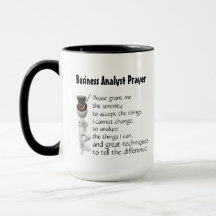 Prière de l'analyste commercial Coffee Mug