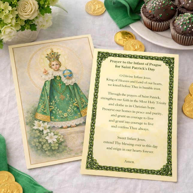 Prière de l'Enfant de Prague Saint-Patrick (Créateur téléchargé)