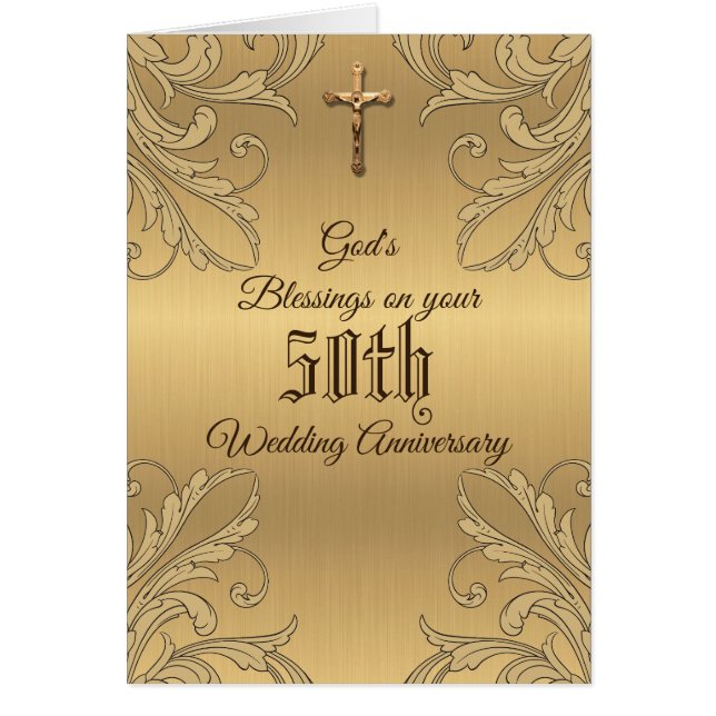 Prière de mariage pour les 50 ans de mariage (Devant)