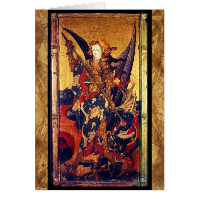 Prière de Saint Michel Vainqueur du Diable (Devant)