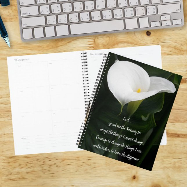 Prière de sérénité calla lily floral (In Situ)
