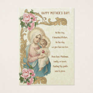 Prière du Bouquet spirituel religieux Carte Sainte