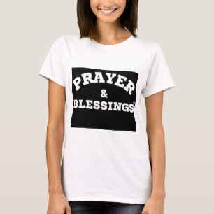 Prière et Bénédiction T-shirt Femme - Blanc