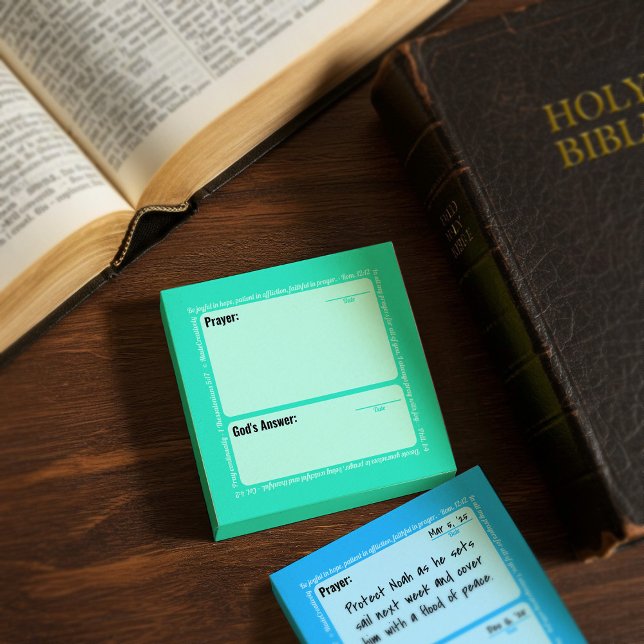 Prière Post-It Notes (Sarcelle) (Créateur téléchargé)