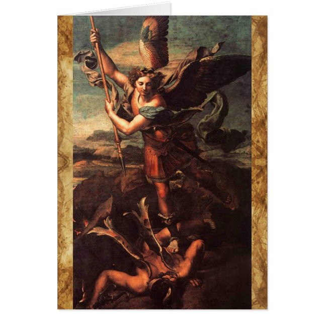 Prière SAINT MICHAEL VAINQUEUR DE SATAN (Devant)