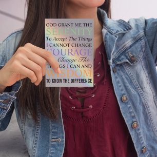 Prière Sérénité Coloré Arc-en-ciel