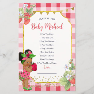 Prières Berry Sweet Strawberry pour bébé