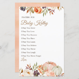 Prières d'Amour Citrouille de la Pêche Automne pou