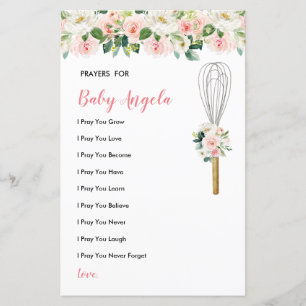 Prières de fleurs roses pour la végétation de bébé