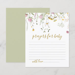 Prières pour Fleurs sauvages Baby showers
