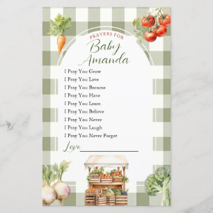 Prières sur les Baby showers frais du marché culti