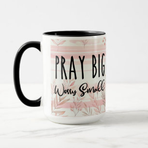 Priez Grande Inquiétude Petite Coupe de Mug Café