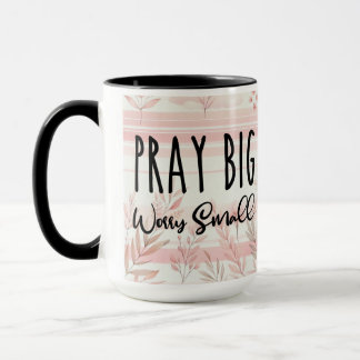 Priez Grande Inquiétude Petite Coupe de Mug Café