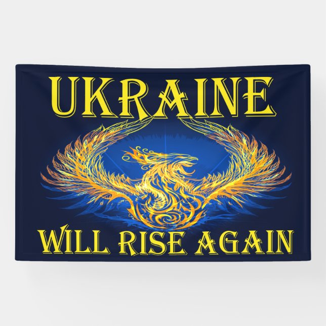 Priez pour la paix pour l'Ukraine Bannière (Horizontal)