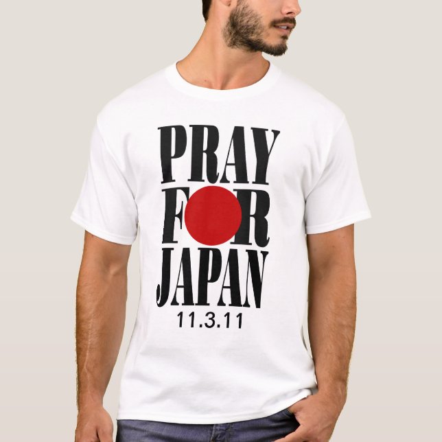 Priez pour le T-shirt du Japon (Devant)