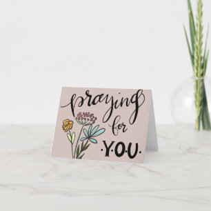 Priez pour vous simples cartes pour notes pliés fl