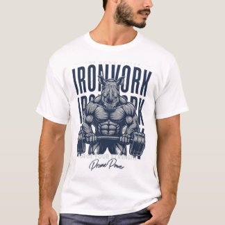 Prime Power | T-Shirt Ironwork Rhino Gym