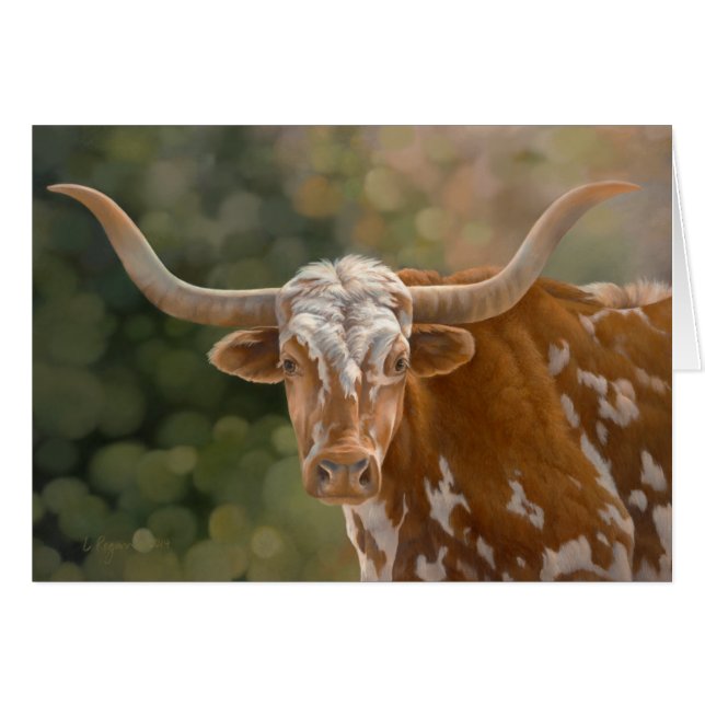 "Primo" - le Texas Longhorn (Devant horizontal)