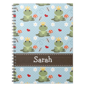 Prince Charming Frog Spiral Carnet Journal