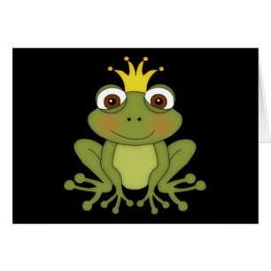 Prince de grenouille de conte de fées avec la