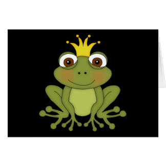 Prince de grenouille de conte de fées avec la